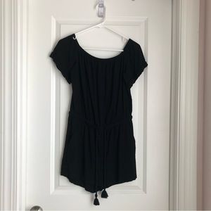 LOFT Black Romper
